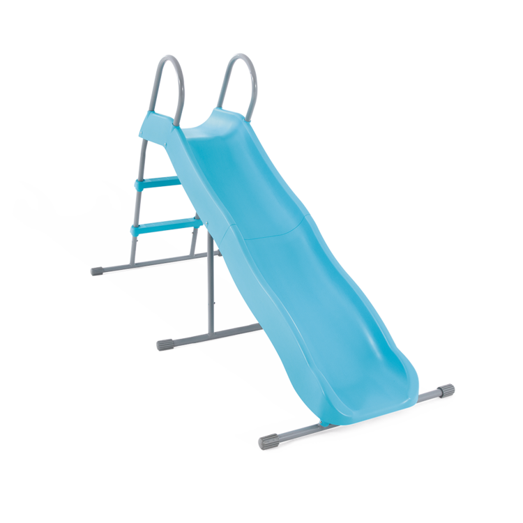 Toboggan sur pieds 2 marches | 3-10 ans | Bleu | Jeu extérieur | INTEX
