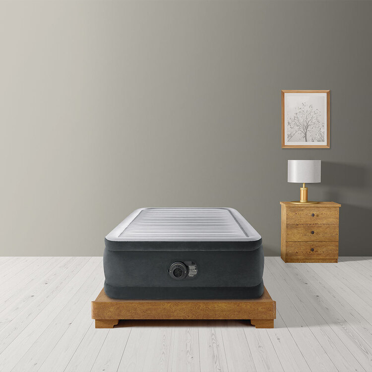 Lit gonflable Comfort Plush Elevated 1 personne INTEX