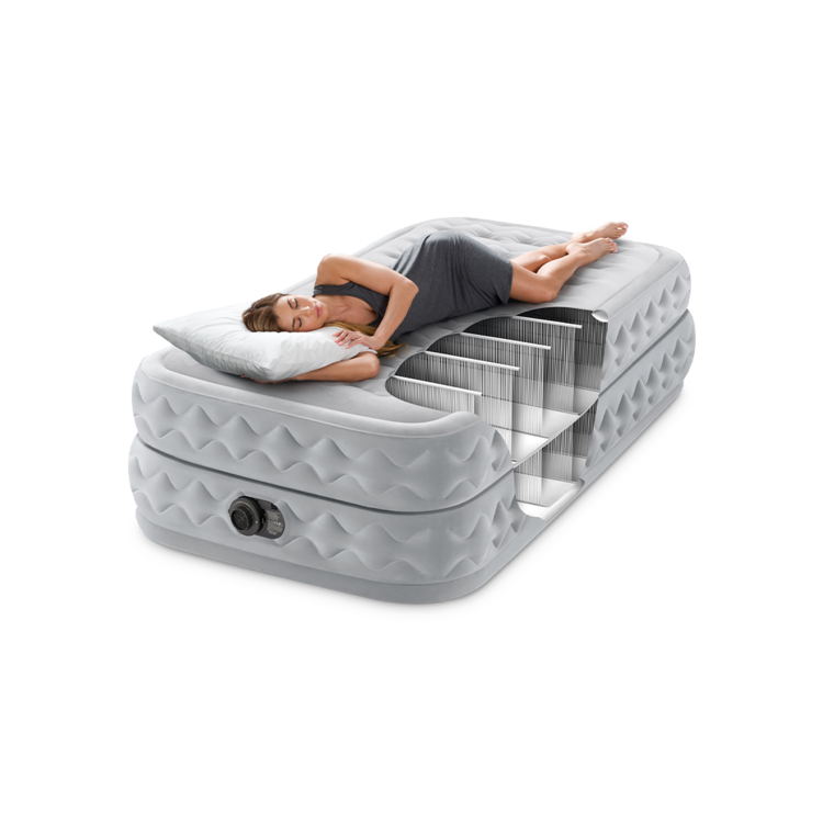 Matelas gonflable Supreme air flow | 1 personne | Électrique | INTEX