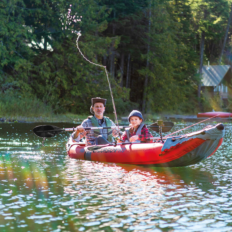 Kayak gonflable | Excursion Pro K2 | 2 places | Kit complet | INTEX