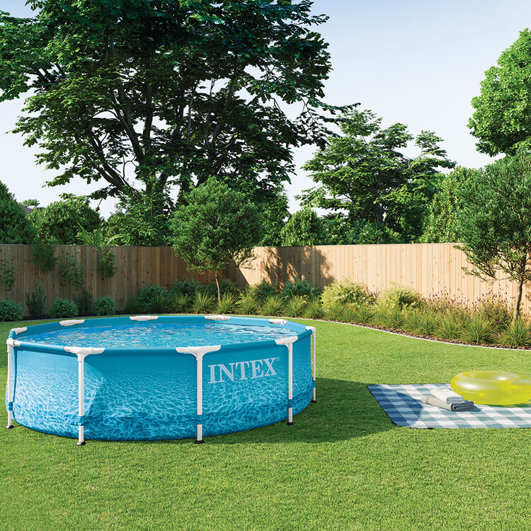 Kit piscine Océan ronde tubulaire INTEX 3,05 x 0,76 m