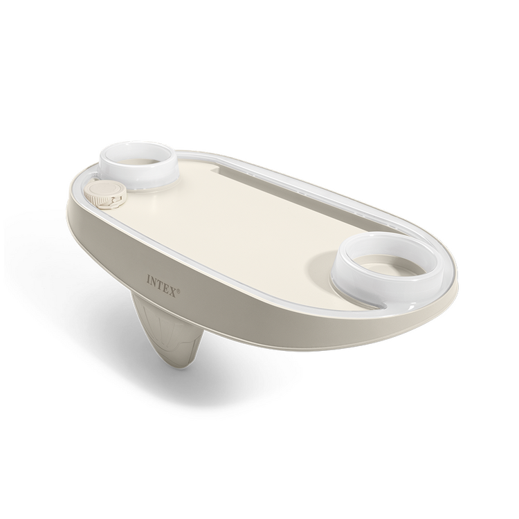 Plateau LED pour spa gonflable | Support boissons | Blanc | INTEX