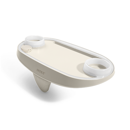 Plateau LED pour spa gonflable | Support boissons | Blanc | INTEX