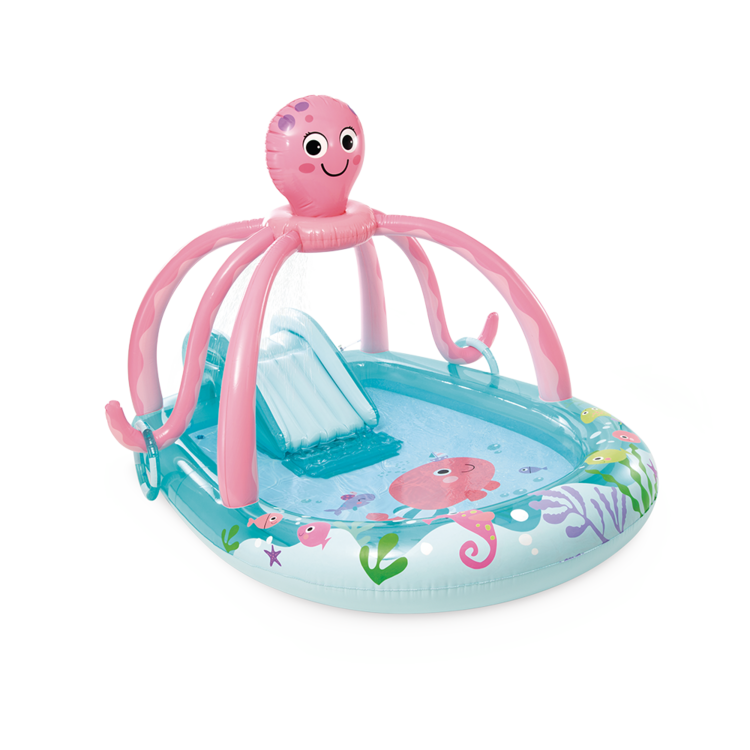 Aire de jeux pieuvre | Jeu gonflable | Enfants de 2 ans+ | INTEX