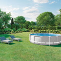 Kit piscine Prism Frame ronde INTEX 4,57 x 1,07 m