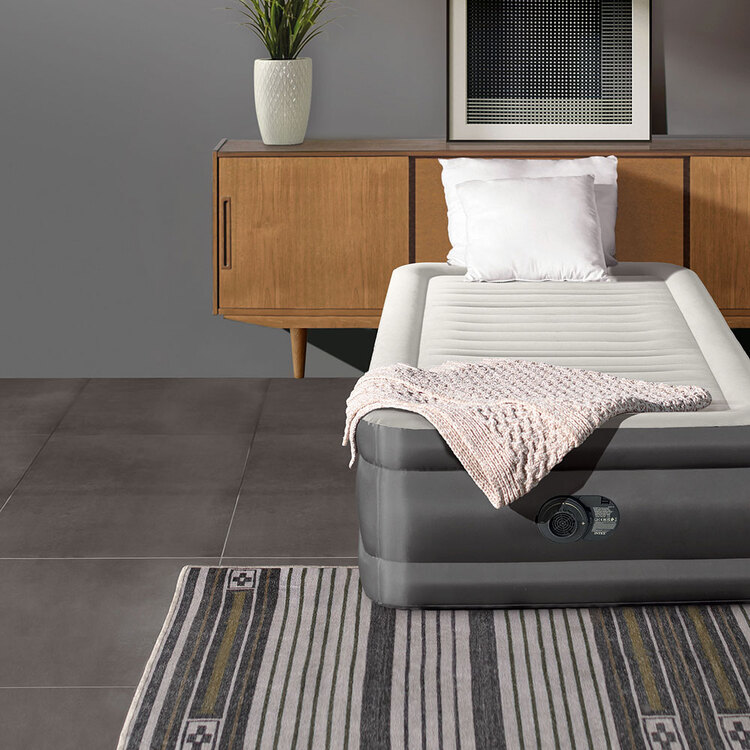Matelas gonflable électrique | Comfort plus TPU | 1 personne | INTEX