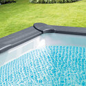 Piscine Graphite tubulaire | Rectangulaire | Habillage en PVC | INTEX