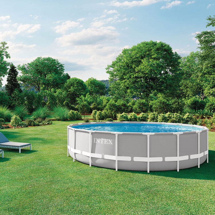 Piscine Prism Frame | Tubulaire ronde | 5,49 x 1,22 m | INTEX