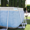 Piscine Chevron | Tubulaire rectangulaire | 4,00 x 2,00 x 1,22m |INTEX