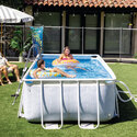 Piscine Chevron | Tubulaire rectangulaire | 4,00 x 2,00 x 1,22m |INTEX