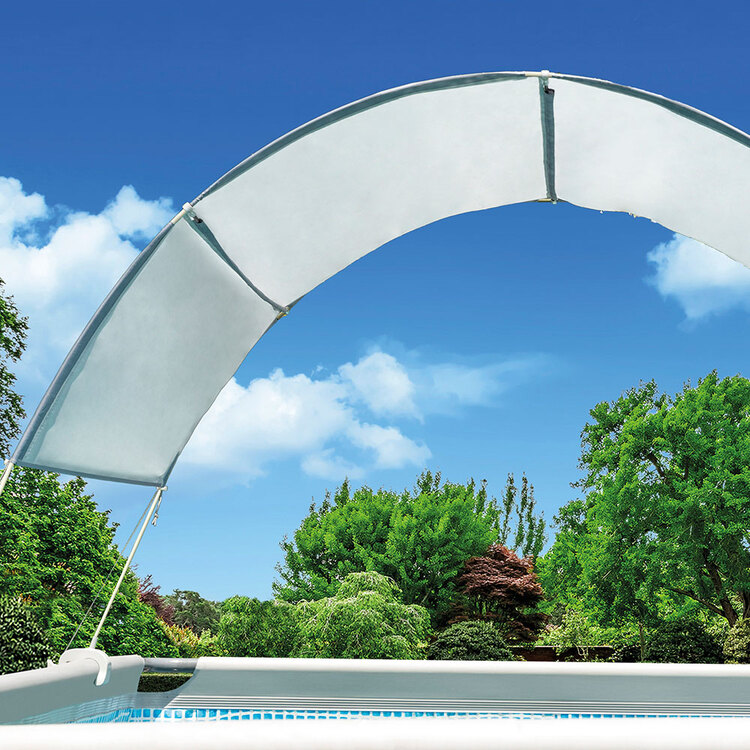 Voile d'ombrage pour piscine INTEX 
