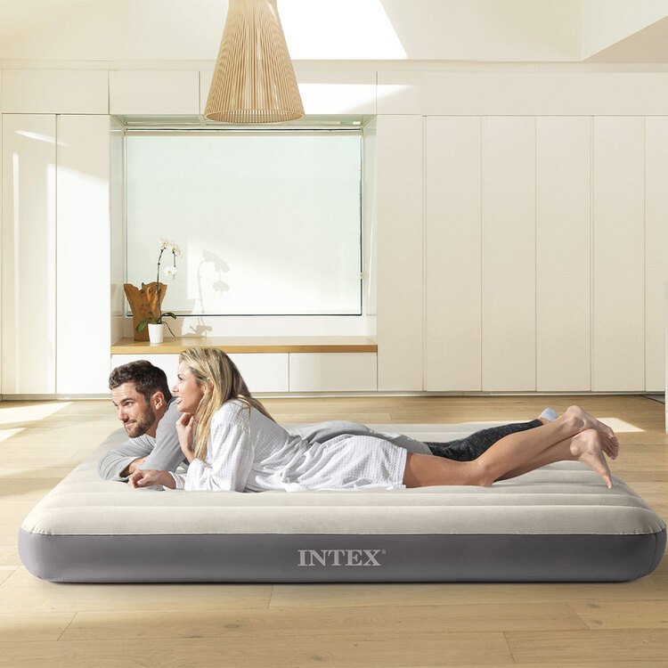 Matelas gonflable Single High Large 2 personnes INTEX