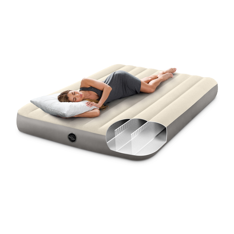 Matelas gonflable Single High Large 2 personnes INTEX