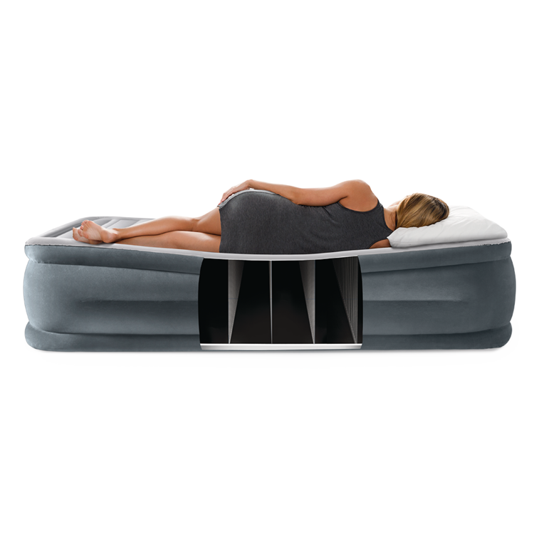 Matelas gonflable comfort high rise | 2 personnes | Électrique | INTEX