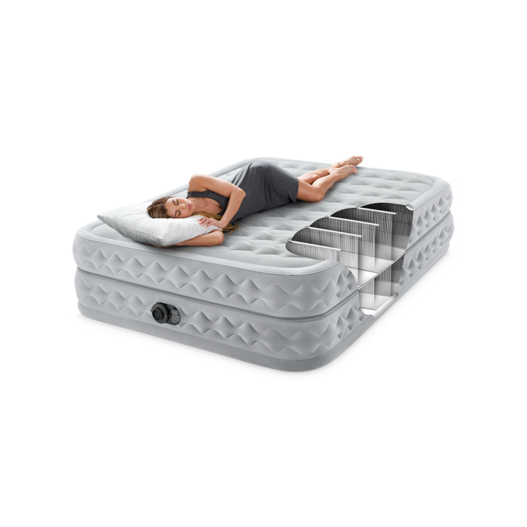 Matelas gonflable Supreme air flow | 2 personnes | Électrique | INTEX