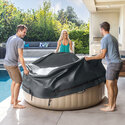 Couverture thermique pour spa gonflable rond 8 places | Noir | INTEX