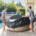 Couverture thermique pour spa gonflable rond 6 places | Noir | INTEX