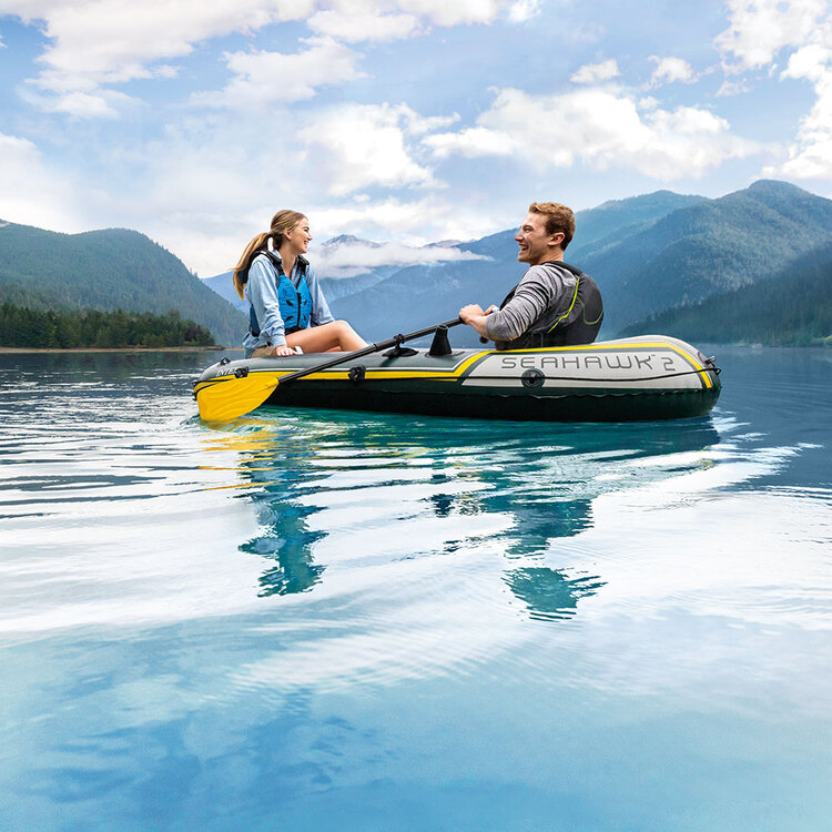 Bateau gonflable | Seahawk 2 | 2 places | Rames & gonfleur | INTEX