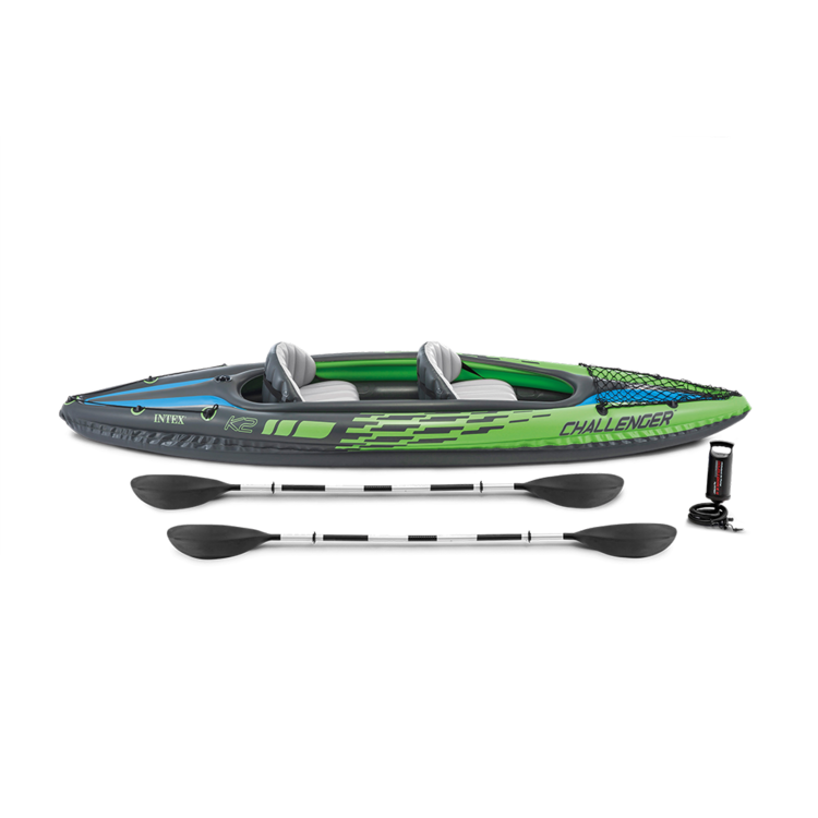 Kayak gonflable | Challenger K2 | 2 places | Rames & gonfleur | INTEX