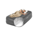 Matelas gonflable électrique | Pillow rest raised | 1 personne | INTEX