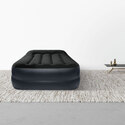Matelas gonflable électrique | Pillow rest raised | 1 personne | INTEX