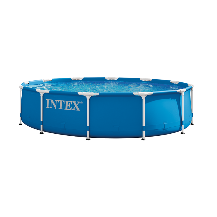 Kit piscine Metal Frame ronde tubulaire INTEX 3,66 x 0,76 m