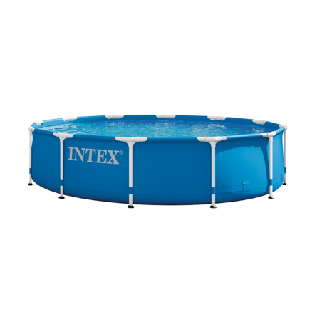 Kit piscine Metal Frame ronde tubulaire INTEX 3,66 x 0,76 m