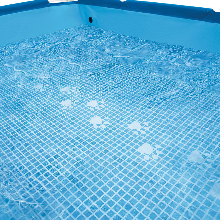  Kit piscine tubulaire pour animaux | Rectangulaire | Bleu | INTEX