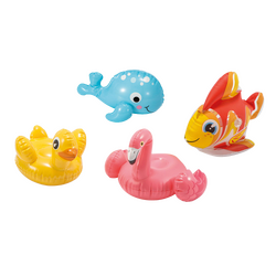 Lot De 4 Poissons Électroniques Flottants – LED Clignotante, Nageoire Mobile – Jouet De Bain Piscine – Réutilisable – Capteur Eau