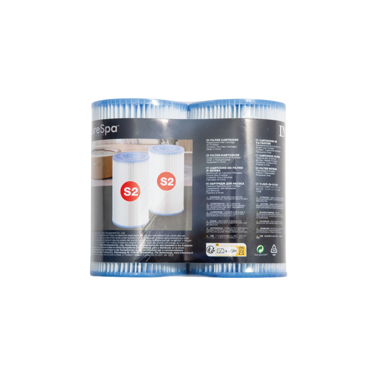 Lot de 2 cartouches de filtration S2 | Spa gonflable | INTEX