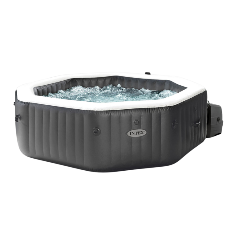 Spa gonflable 4 places Carbone | Octogonal | Noir | INTEX