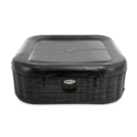Spa gonflable 6 places Ardoise | Carré | Effet pierres grises | INTEX