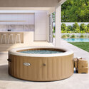Spa gonflable 4 places Sahara énergie | Rond | Beige | INTEX
