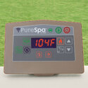 Spa gonflable 4 places Chevron | Carré | Motifs beige & blanc | INTEX
