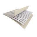 Spa gonflable 4 places Chevron | Carré | Motifs beige & blanc | INTEX