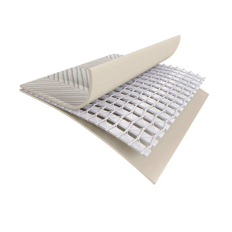 Spa gonflable 4 places Chevron | Carré | Motifs beige & blanc | INTEX