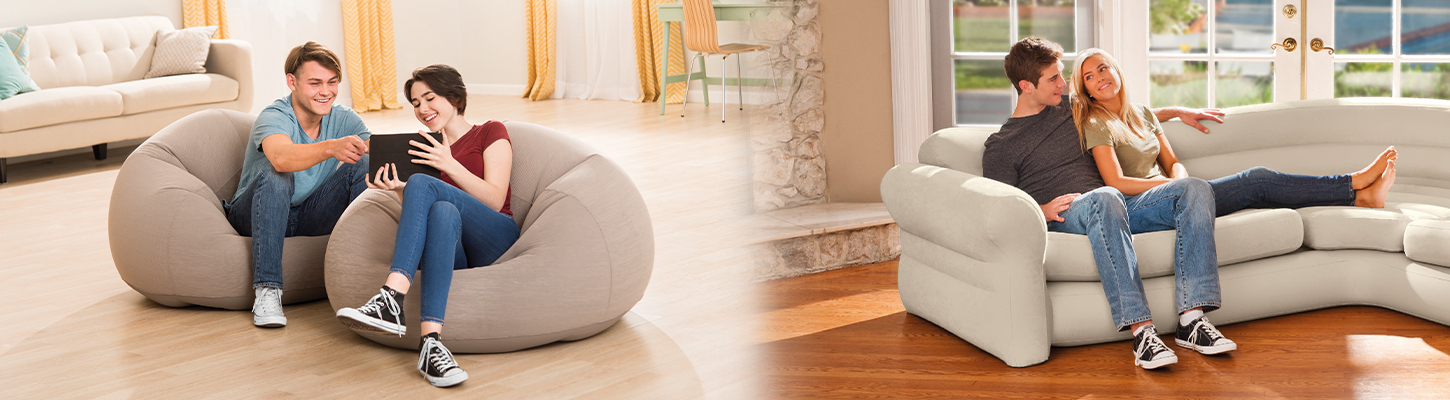 Offrez-vous des moments détente avec le mobilier Intex !